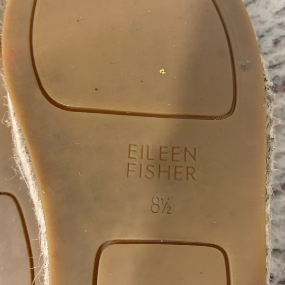 Eileen Fisher Suede Espadrilles Flats Size 8.5 - Picture 4 of 4
